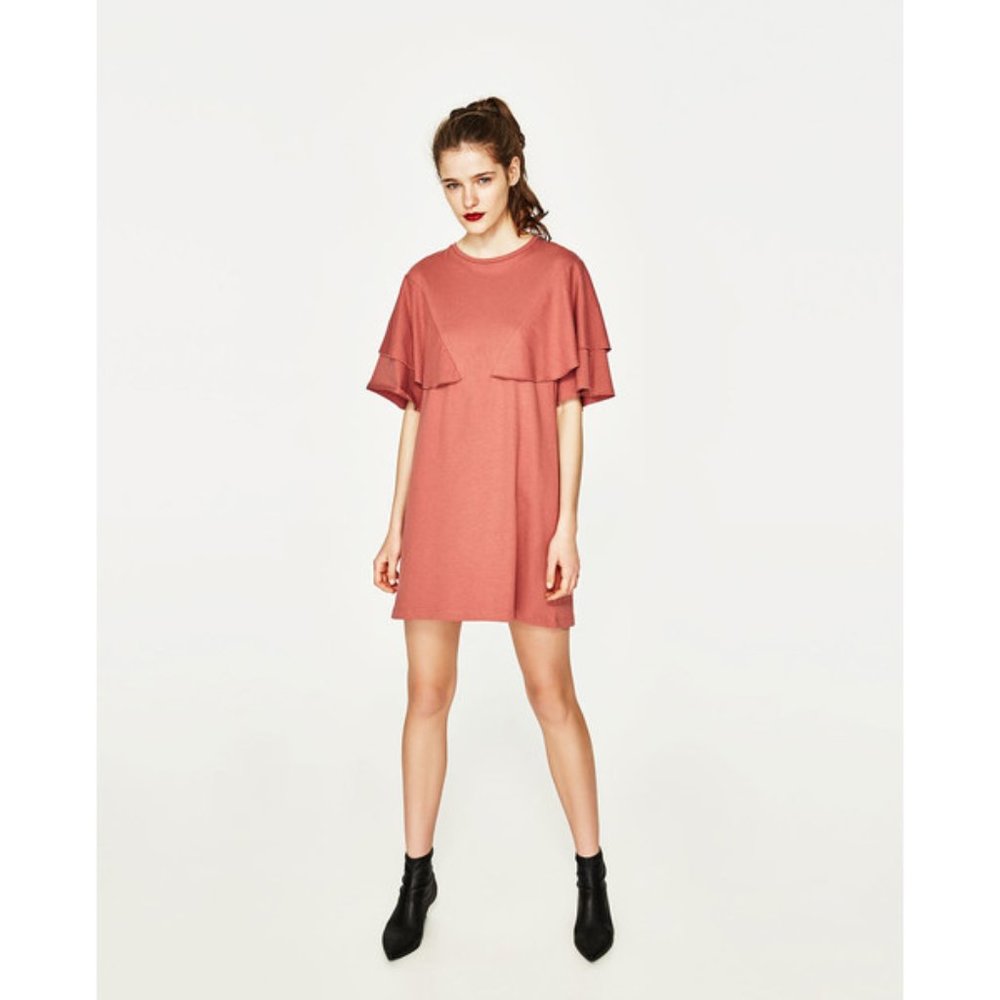 Zara Trafaluc Ruffle Dress
